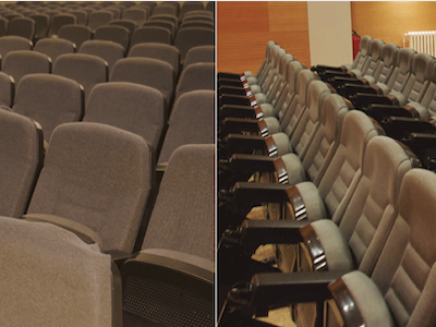 OSOJI SYSTEMS SL - empresa de retapizado de butacas de cine, teatro, auditorios, salas de conferencias; sin desmontar